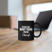 Load image into Gallery viewer, Funny "I'm Forty" Personalized Mug — 11oz &amp; 15oz Black Birthday Coffee Cup
