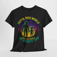Load image into Gallery viewer, Alien Dad Unisex Tee - Outta this World Dad, Still My World Design
