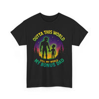 Load image into Gallery viewer, Alien Dad Unisex Tee - Outta this World Dad, Still My World Design

