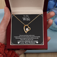 Load image into Gallery viewer, To My Wife-I Love You Forever And Always- Forever Love Necklace