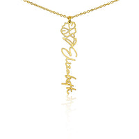 Load image into Gallery viewer, To My Amazing Wife – Personalized Name &amp; Birth Flower Necklace with Romantic Message
