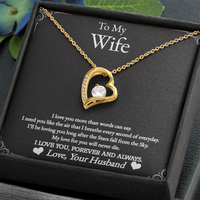 Load image into Gallery viewer, To My Wife-I Love You Forever And Always- Forever Love Necklace