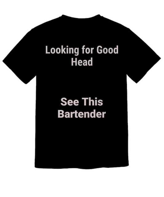 Tipsy Bartender Kit black T Shirt geeky side piece humor